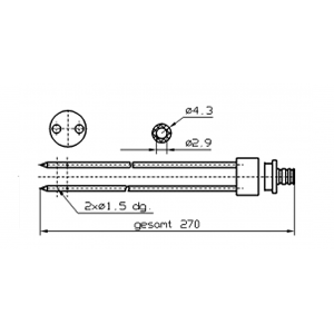 Inject Star 2xL270 Injector Needles